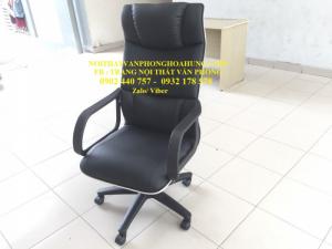 Ghế Giám Đốc Màu Da Đen Cao Cấp- Bh 12 Tháng