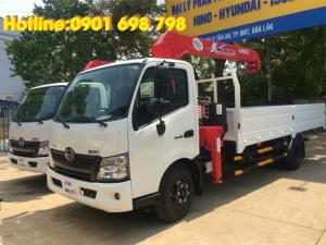 Xe Tải Hino 5 Tấn Gắn Cẩu
