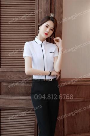 Xưởng may sơ mi nữ theo size phù hợp với chiều cao cân nặng, chính xác 100%