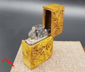 Bật Chief vỏ gỗ khắc 3D hình rồng CF1049