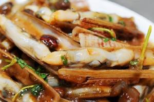 Ốc móng tay xào me - món ăn ngon, bổ dưỡng ở Định Công, Hoàng Mai, Hà Nội