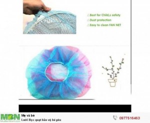 Lưới Bọc quạt bảo vệ bé yêu