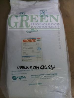 BIOSAC là vi sinh gây màu nước được nhập khẩu trực tiếp của hãng sản xuất Zeus Biotech Limited của Ấn Đọ. Khoa Học Xanh chúng tôi cam kết bán hàng chính hãng, chất lượng đảm bảo, giá cả cạnh tranh