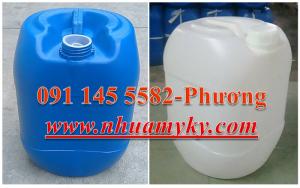 Can nhựa 20 lít đựng hoá chất, can nhựa đựng phân bón, giá can nhựa 25 kg đựng bột màu hoá chất