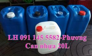 Can nhựa 20 lít đựng hoá chất, can nhựa đựng phân bón, giá can nhựa 25 kg đựng bột màu hoá chất