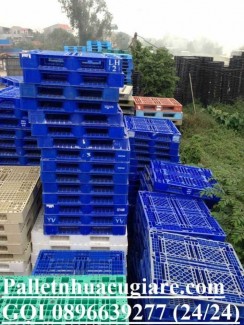 Pallet nhựa đã qua sử dụng - Hotline 0896639277 (24/24)