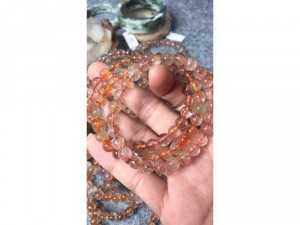 Vòng tay phong thủy tóc đỏ MS : 0001
