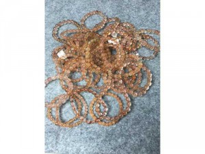 Vòng tay phong thủy tóc đỏ MS : 0001