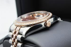 Rolex datejust oyster niềng độ kim cương