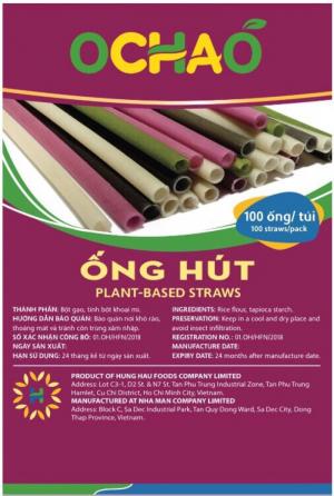 Ống hút gạo Ochao bảo vệ sức khỏe và môi trường 200 ống 2 bịch 1 kg Shop luôn có hàng sẵn bảo đảm
