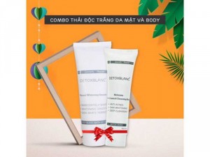 Combo Sữa Tắm Trắng Và Sữa Rửa Mặt Detox Blanc