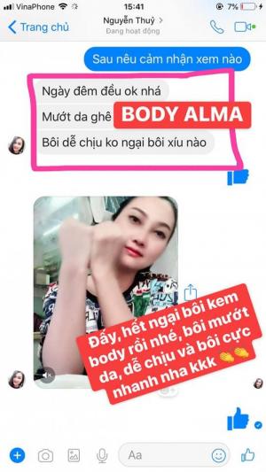 Bộ Đôi Kem Dưỡng Trắng Da Body Ngày Và Đêm Alma