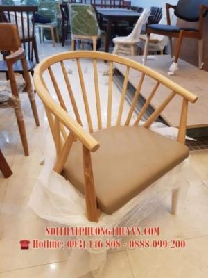 Ghế móng ngựa cafe gỗ PT-MNPT01