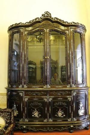 Tủ Rượu - Tủ Trưng Bày Gốm Sứ Cổ Điển