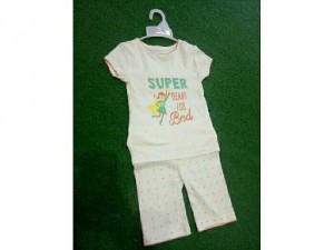 Set caster trắng bé gái