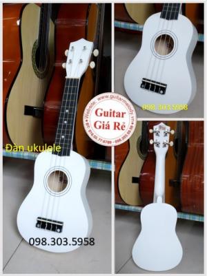 Đàn ukulele màu trắng siêu dễ thương