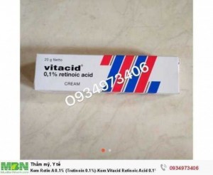 Kem Retin A 0.1% (Tretinoin 0.1%)-Kem Vitacid Retinoic Acid 0.1%