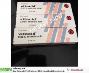 Kem Retin A 0.05% (Tretinoin 0.05%)- Kem Vitacid Retinoic Acid 0.05%