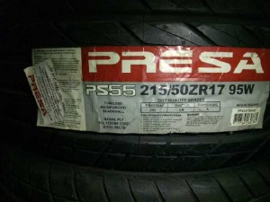 Thanh lý lốp 215/50r17 presa mới 100%