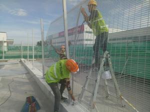 Hàng rào lưới thép phi 5 50x150, 50x200, hàng rào bảo vệ kho, hàng rào nhà xe