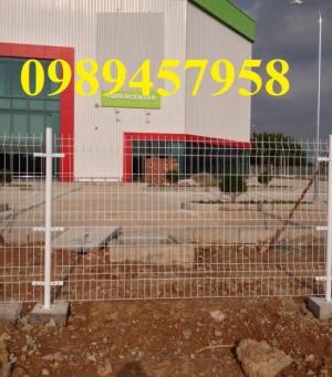 Hàng rào lưới thép phi 5 50x150, 50x200, hàng rào bảo vệ kho, hàng rào nhà xe