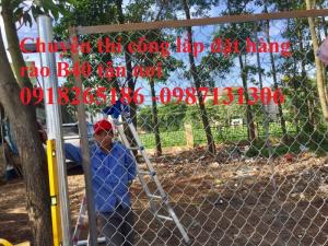 Hàng rào lưới thép b40 mạ kẽm