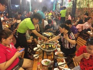Bếp nướng 3 chân Phù Đổng, bếp nướng than hoa để bàn giá rẻ