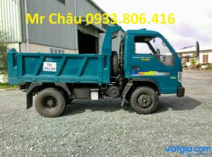 Xe Ben Tây Ninh 2,5 tấn, hỗ trợ trả góp giao xe ngay.