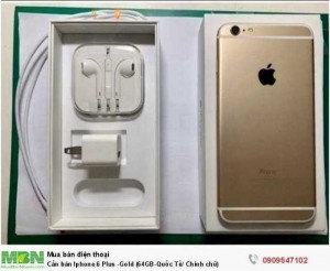 Cần bán Iphone 6 Plus -Gold (64GB-Quốc Tế/ Chính chủ)