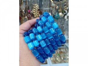 Vòng đá mất mèo khúc xanh 10 mm