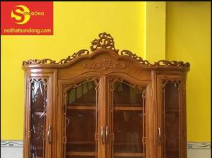 Tủ rượu mặt cong thiết kế đẹp tại Tiền Giang
