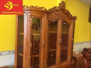Tủ rượu mặt cong thiết kế đẹp tại Tiền Giang