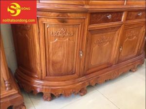Tủ rượu mặt cong thiết kế đẹp tại Tiền Giang