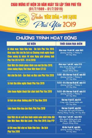 tuần văn hóa du lịch Phú Yên 31/3 --> 5/4/2019