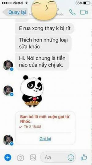 Feedback khách dùng sản phẩm Sữa rửa mặt hoa cúc Herbal Cleanser L'avoine