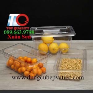Khay inox - khay nhựa mica đựng trái cây tự chọn, bán trà sữa tại Bình Dương