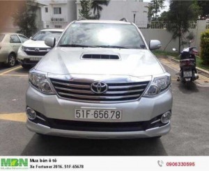 Xe Fortuner 2016. 51F-65678