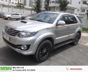 Xe Fortuner 2016. 51F-65678