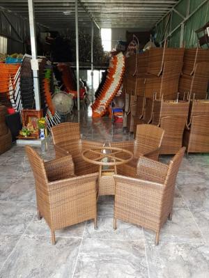 Bàn ghế mây cafe cao cấp giá rẻ nhất sài gòn