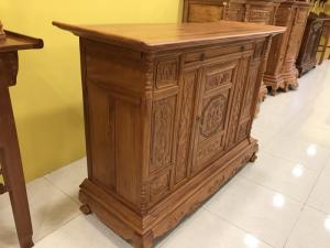 Tủ thờ nhỏ để chung cư 1,34m chuẩn phong thuỷ