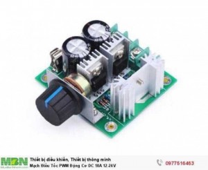 Mạch Điều Khiển Tốc Độ Động Cơ DC 10A 12-24V PWM