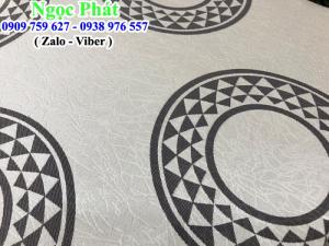 Nệm Ngồi Gấm Đồng Tiền Xám.