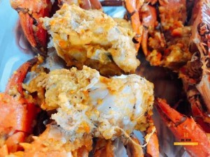 Cua sốt trứng muối