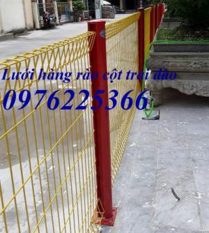 hàng rào cột trái đào