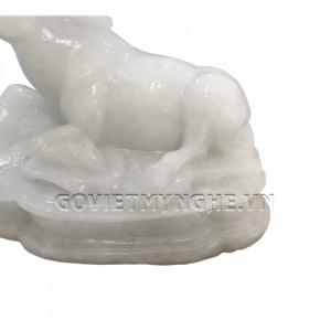 Tượng Đá Trang Trí Trâu Phong Thủy - Đá Non Nước - Kích thước: Dài 10 cm x Rộng 6cm x Cao 8cm . Giá : 150.000₫