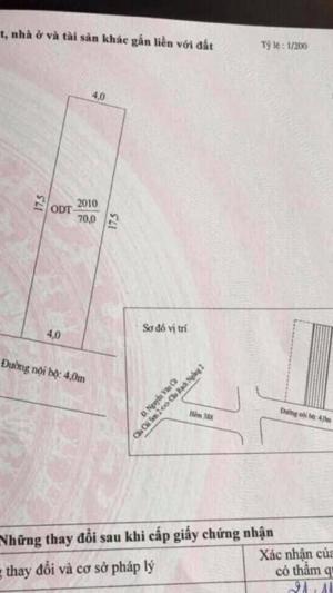 Bán nền rất đẹp nằm trên trục chính mặt tiền hẻm 388 ngay trung tâm phường An Khánh