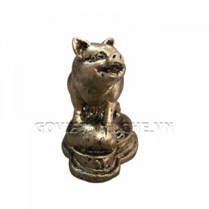 Tượng Đá Trang Trí Heo Phong Thủy - Màu Nhũ Vàng - Kích thước: Dài 10cm x Rộng 6cm x Cao 8.5cm . Giá : 150.000₫