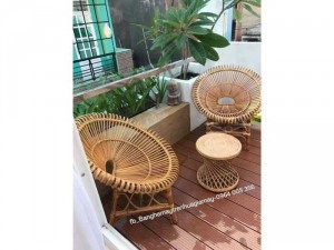 Ghế sen mây tròn rẻ đẹp hot hit trong các homestay mới