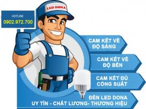 Đèn Led Búp Trụ Đế Nhôm DONA