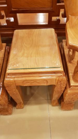 Bộ bàn ghế chạm đào tay 12 6mon